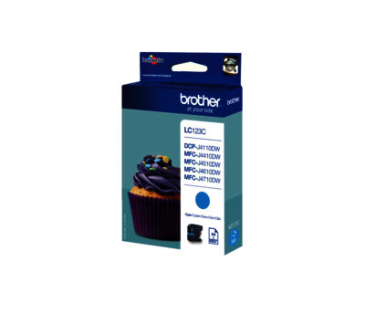BROTHER LC123C Cyan Ink Cartridge BROTHER LC123C Cyan Ink Cartridge